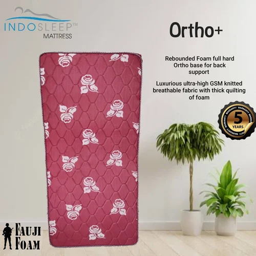 Ortho Bed Mattress - Color: Red