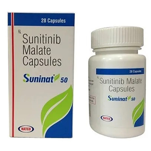 सुनिटिनिब कैप्सूल 50 मिलीग्राम सामान्य दवाएं