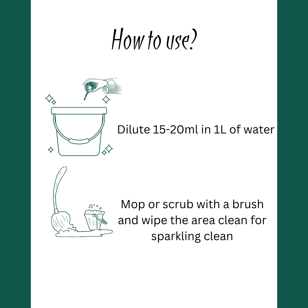 Parryware Floorclean - Hard Clean Floor Cleaner A2 - 5l Application: Commercial & Industrial