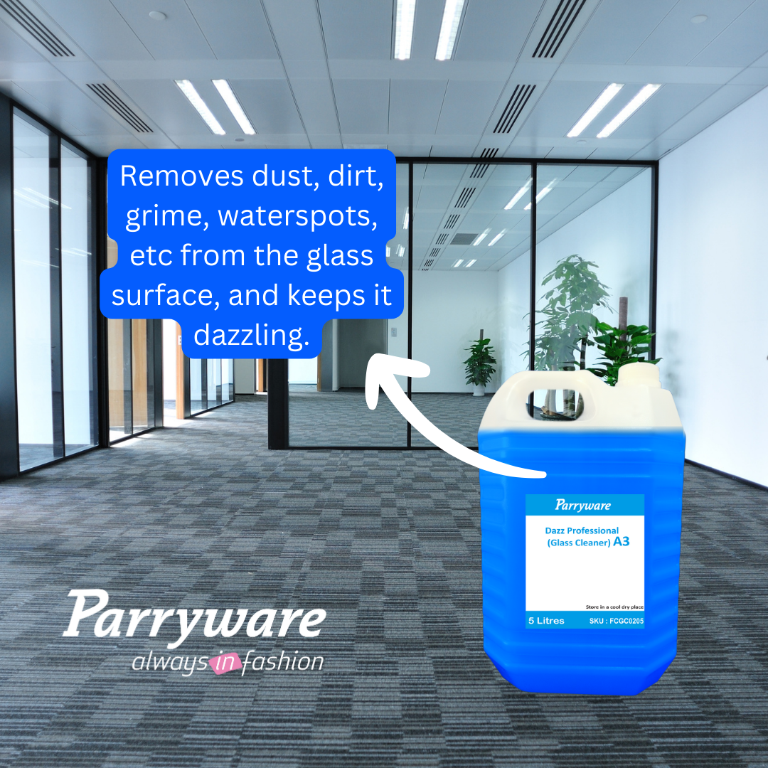 Blue Parryware Dazz Professional A3 - Glass Cleaner Liquid 5l
