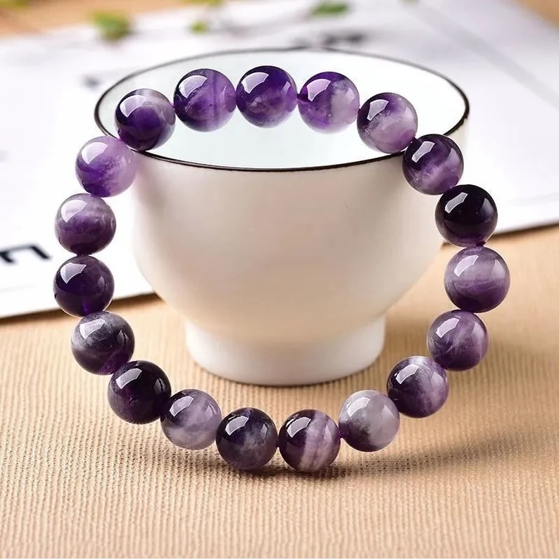 Amethyst Bracelet - Shape: Round