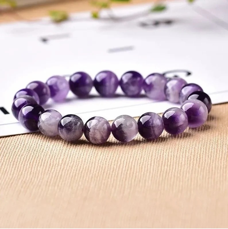 Amethyst Bracelet - Shape: Round
