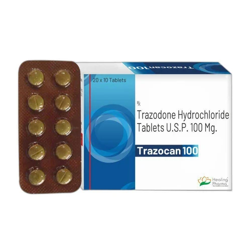 ट्रैज़ोडोन 100mg टैबलेट सामान्य दवाएं