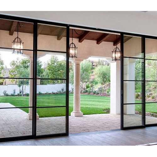 UPVC Georgian Bar Window - Aluminum Alloy Material , Fiberglass Screen Netting , Available in Various Sizes for Commercial Spaces