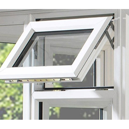 UPVC Top Hung Window - UPVC & Aluminum Alloy Frame, Different Sizes Available | Excellent Ventilation, Durable Fiberglass Screen Netting