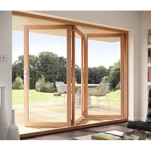 UPVC Fold And Slide Door - UPVC Frame, Different Sizes Available | Modern Design, Finished Surface, Smooth Sliding Mechanism