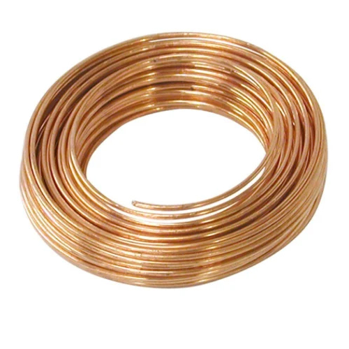 Copper Wire - Round Alloy Wires, Coated Surface In Classic Copper Color | 1 Year Warranty Assurance
