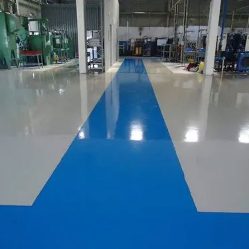 Blue Epoxy Floor Coating Services