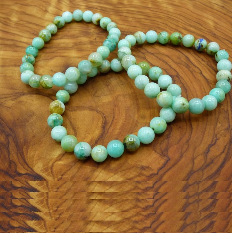 Chrysoprase Bracelet - Shape: Round