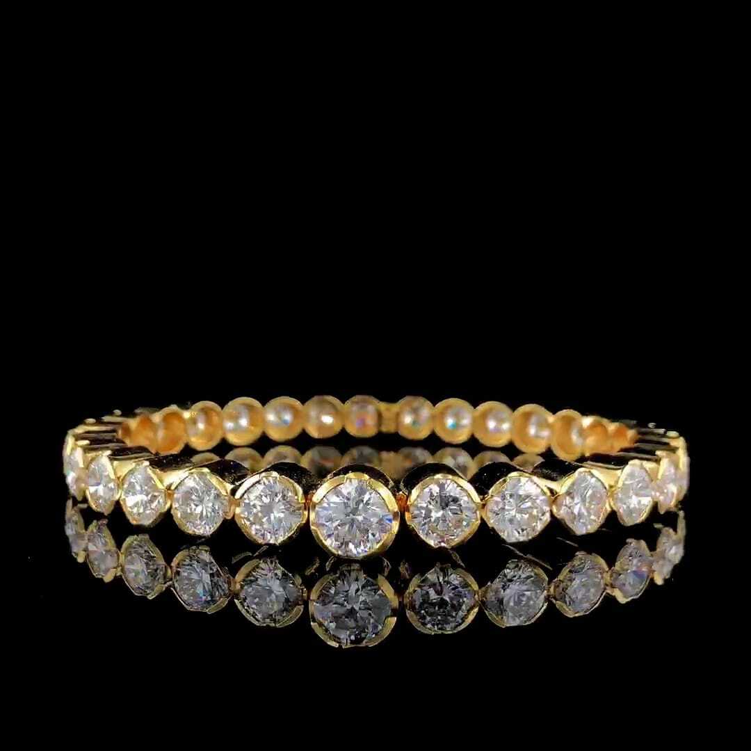 Round Diamond Bracelet - Diamond Clarity: Vs1