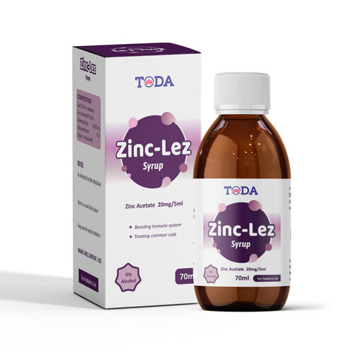 70 मिली जिंक एसीटेट सिरप सामान्य दवाएं