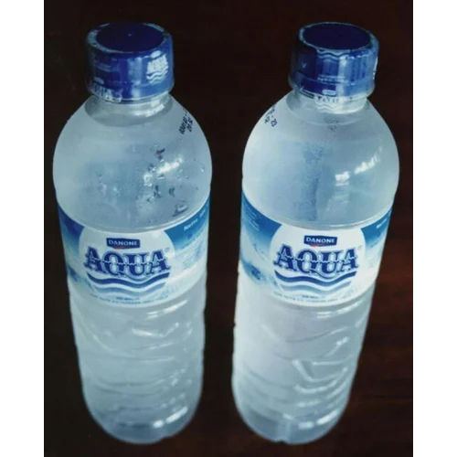 ब्लू मिनरल वाटर बॉटल श्रिंक लेबल