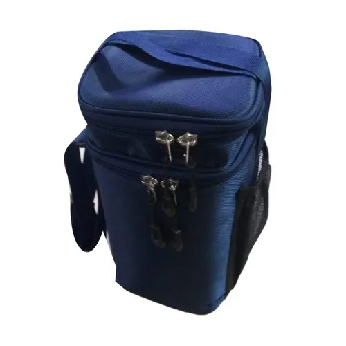 Insulated Polyester Lunch Box Bags - Canvas Material, Customizable Sizes, Multicolor Options | Modern Design, Perfect For On-the-go Use