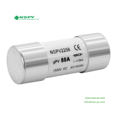 Solar Panel Fuse Max.80a 1500vdc Pv Fuse Link For Solar System Protection Solar Gpv Fuse - Application: Industrial