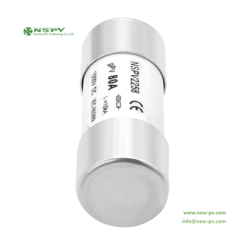 Solar Panel Fuse Max.80a 1500vdc Pv Fuse Link For Solar System Protection Solar Gpv Fuse - Application: Industrial