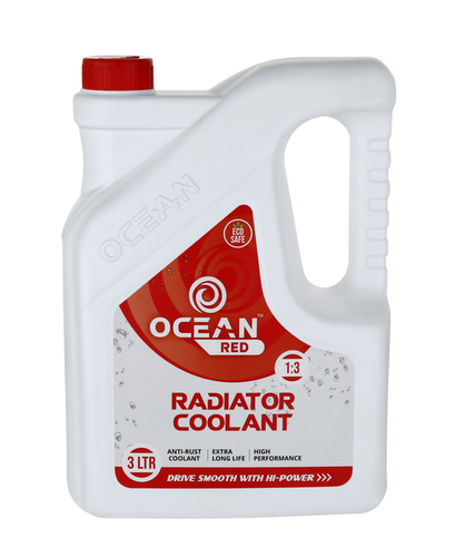 Coolant Anti-Rust 3 LTR - Chemical and Water Composition, Density 1 kg/L, Colors: Green, Blue, Red | Suitable for Car and Truck Radiators