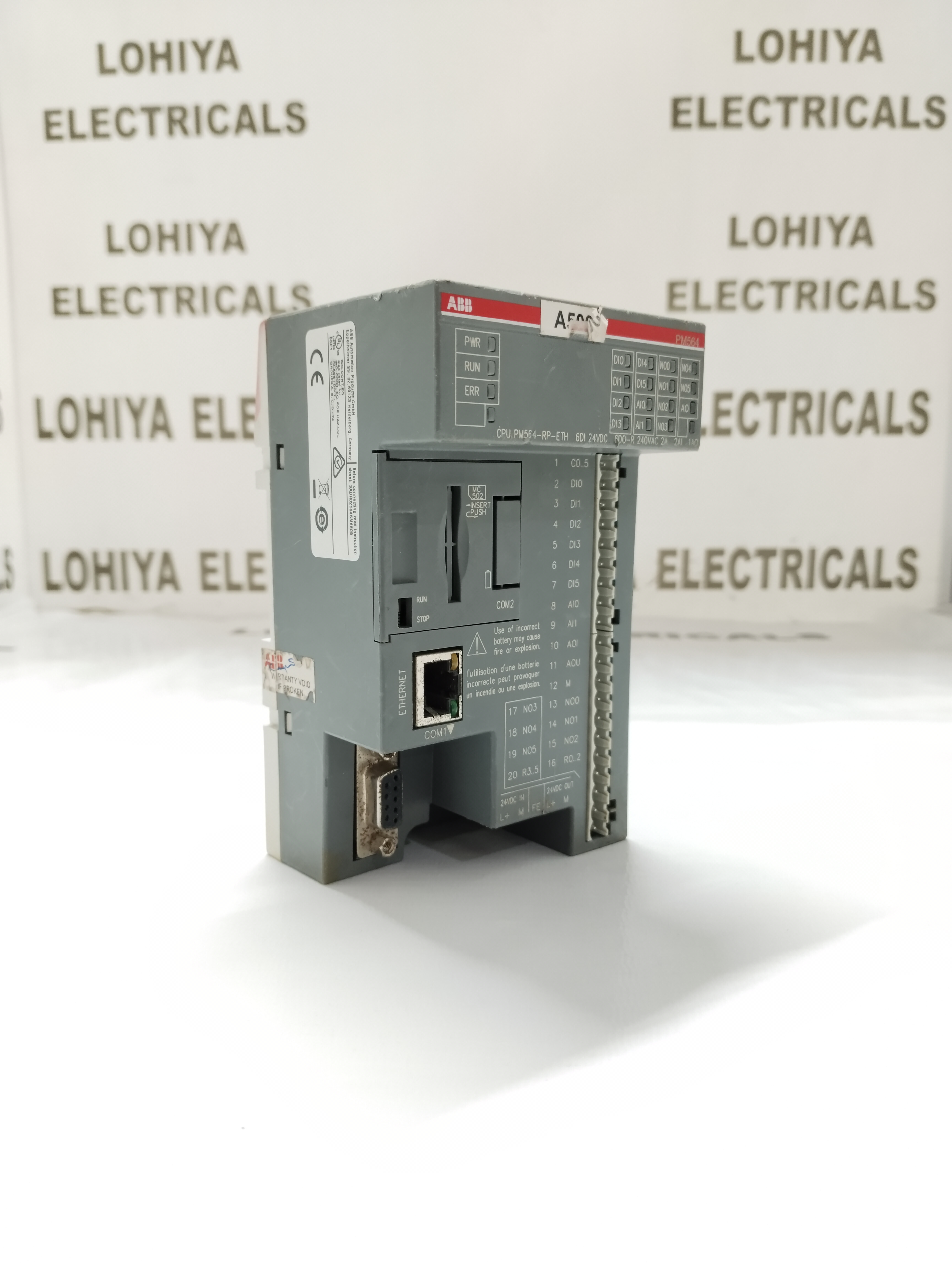Abb Pm564-rp-eth B2 (1sap121000r0071) Plc Module - Modular Design, Ethernet Communication Capabilities, High Performance And Compatibility