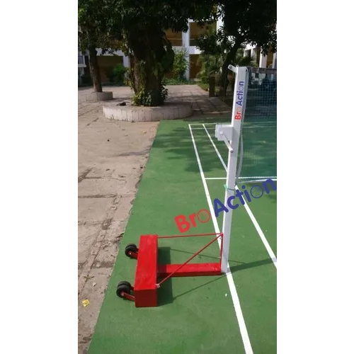 Portable Badminton Pole Grip Material: Steel