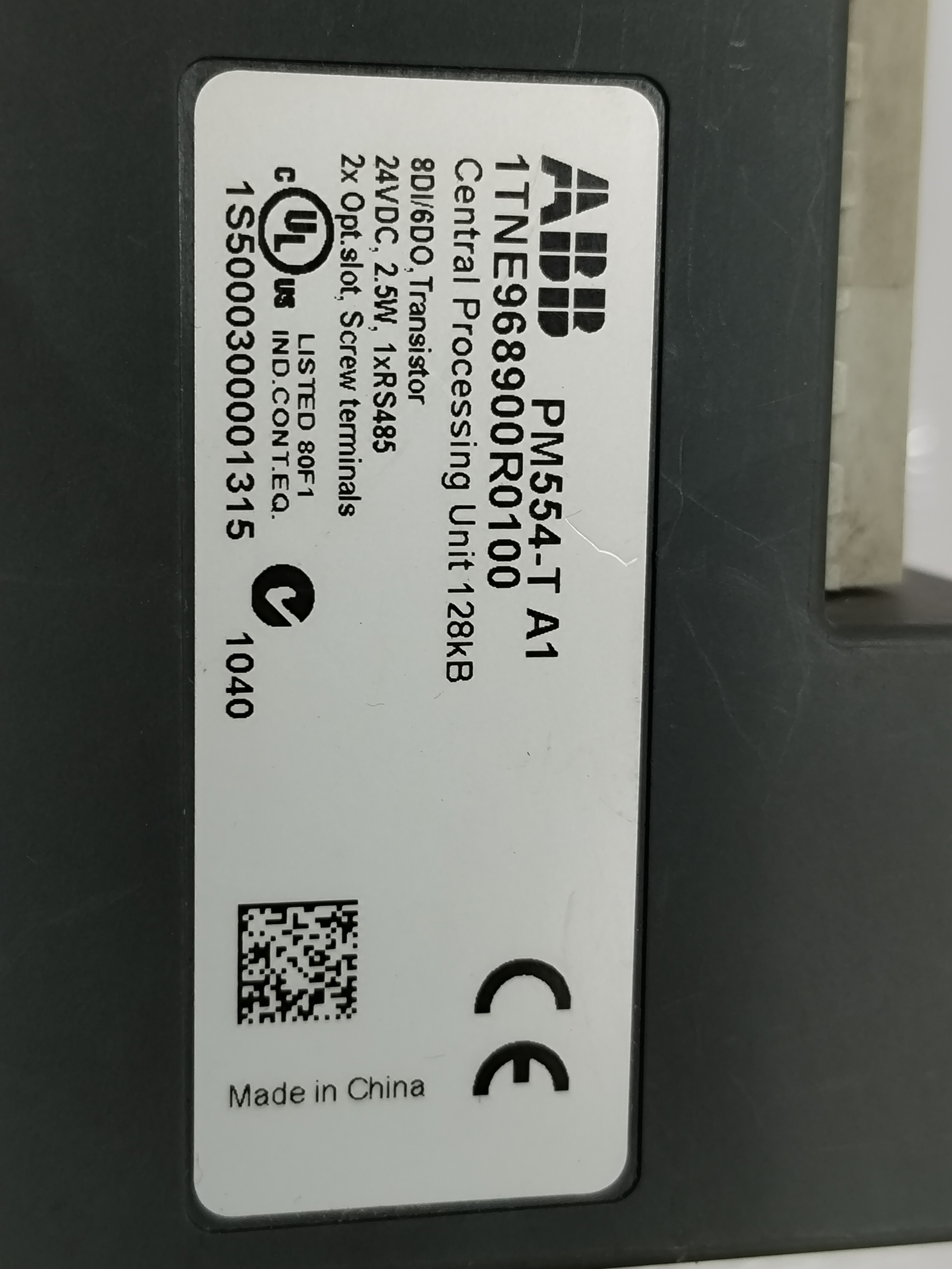 Abb Pm554-t A1 (1tne968900r0100) Plc Module