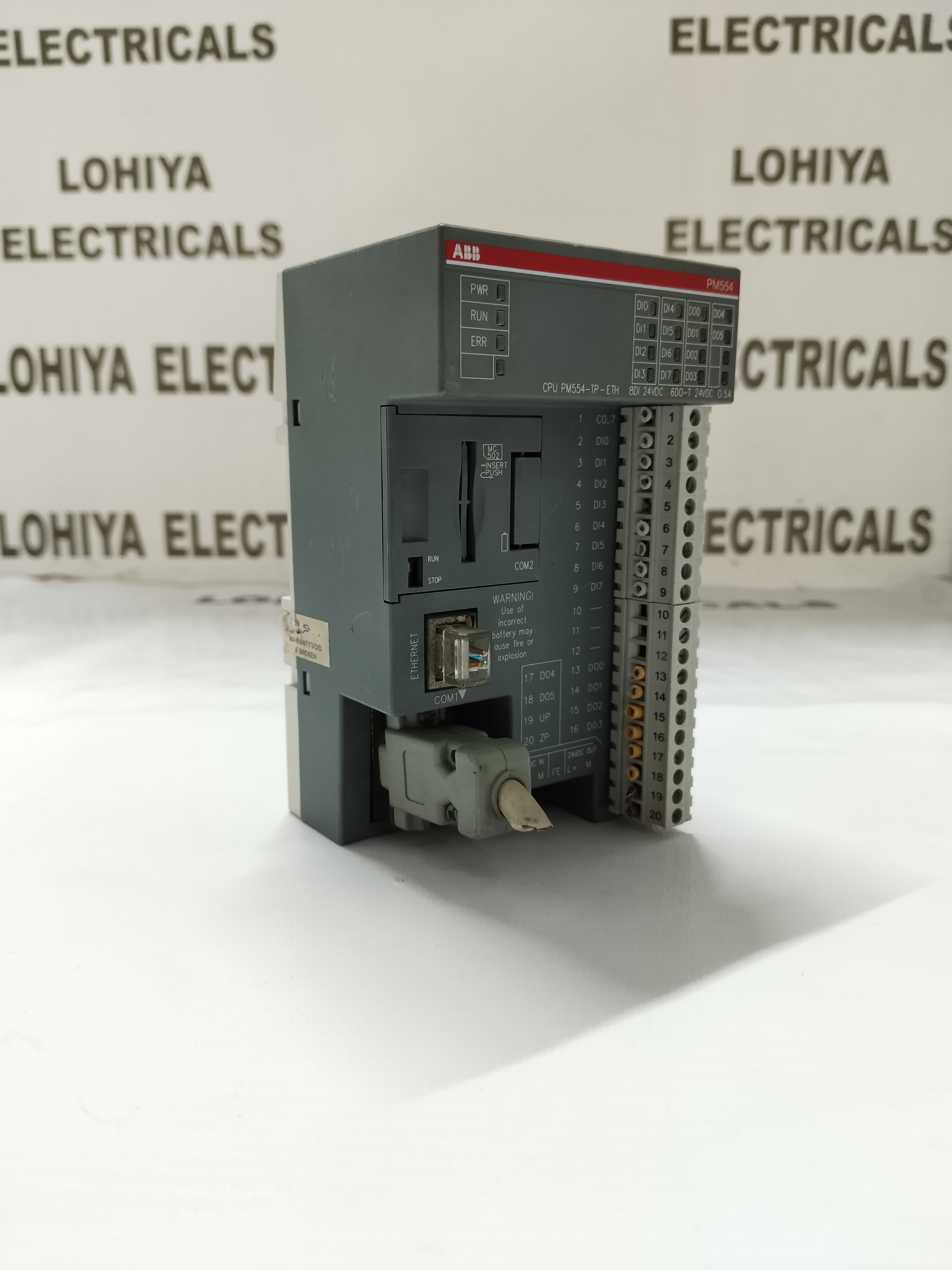 Abb Pm554-tp-eth A5 (1sap120600r0071) Plc Module