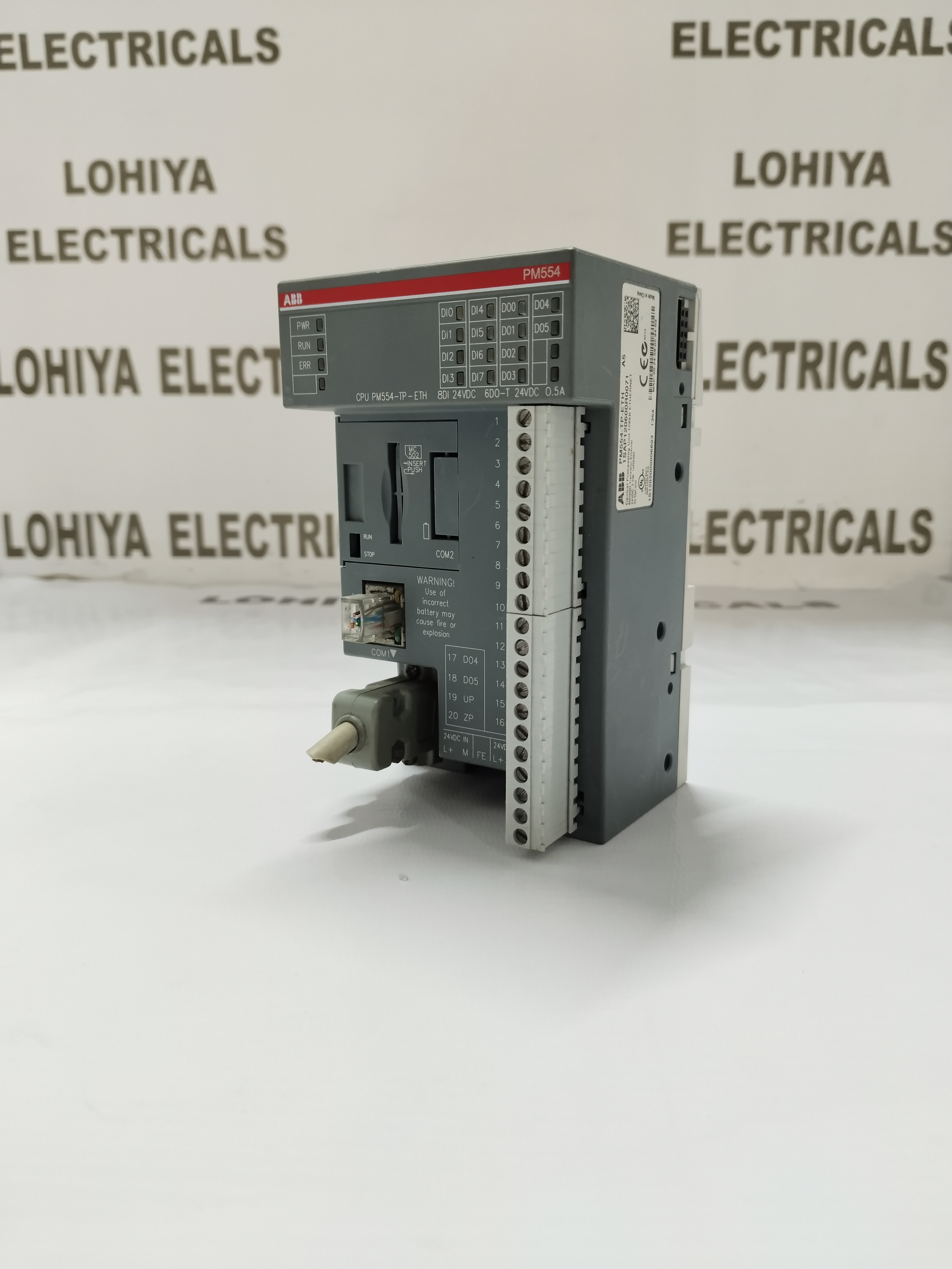 Abb Pm554-tp-eth A5 (1sap120600r0071) Plc Module