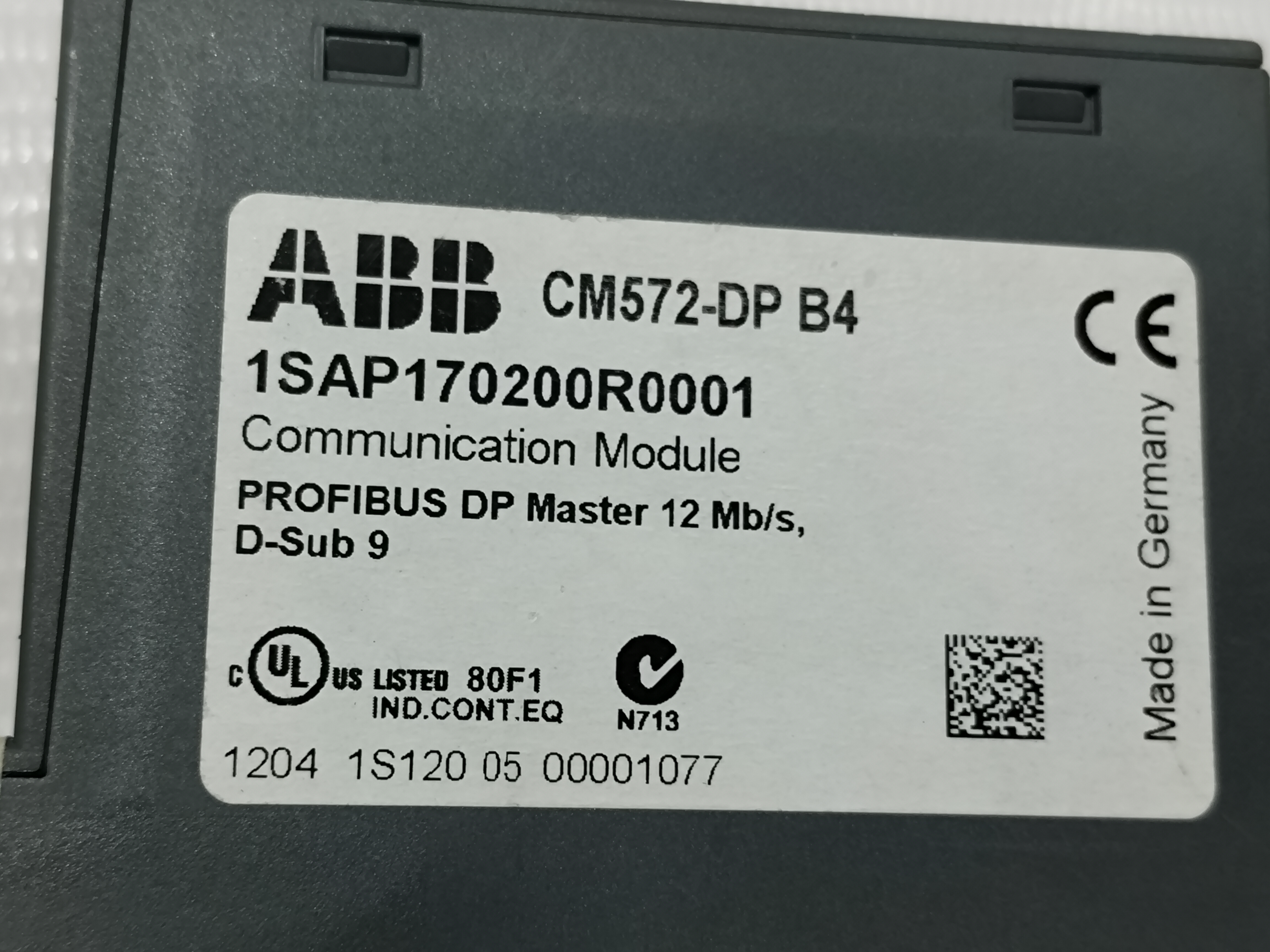 Abb Cm572-dp B4 1sap170200r0001 Plc Module