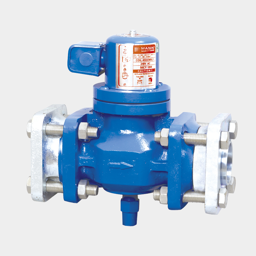 Ammonia Solenoid Valve Sa Series - Color: Blue