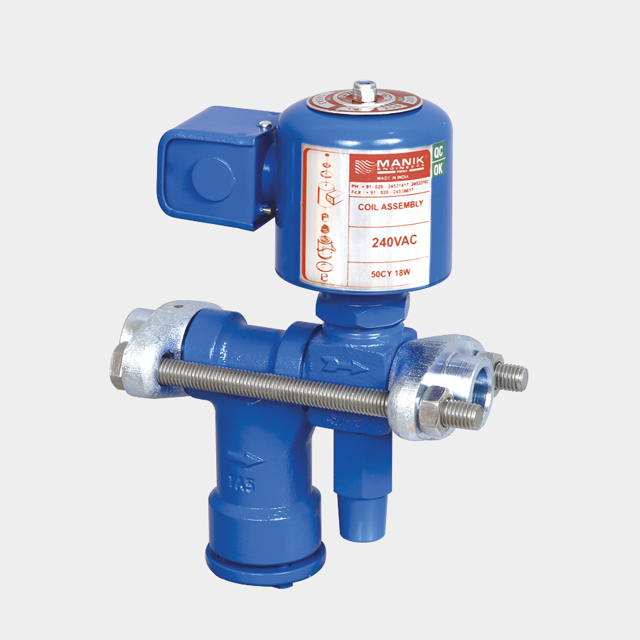 Ammonia Solenoid Valve Sa Series - Color: Blue