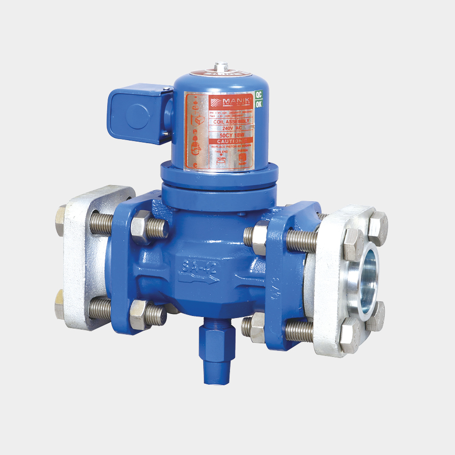 Ammonia Solenoid Valve Sa Series - Color: Blue
