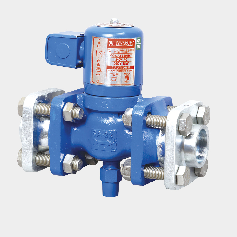 Ammonia Solenoid Valve Sa Series - Color: Blue