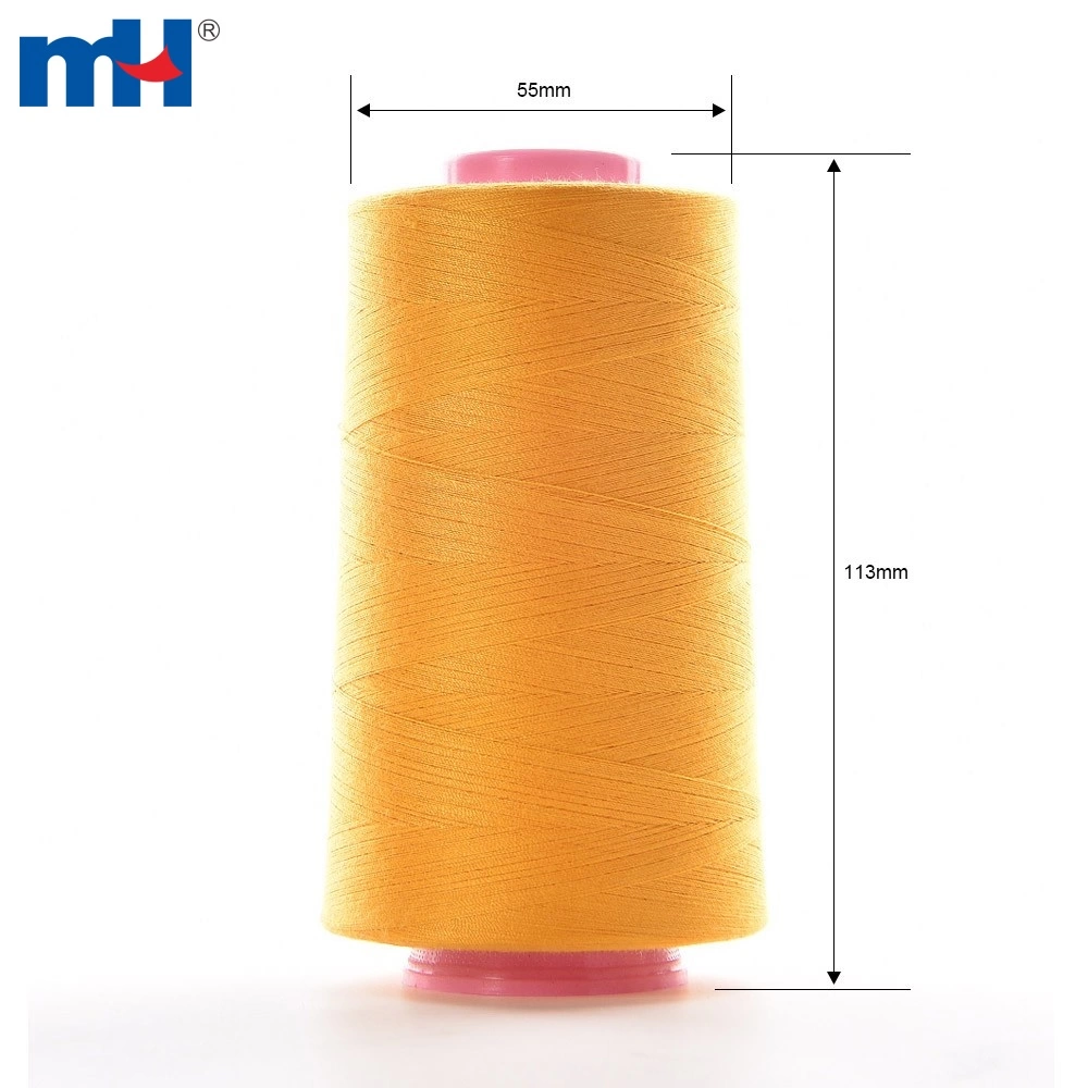 Spun Sewing Thread 50s/2 100% Polyester Core Spun Sewing Thread Made By Order