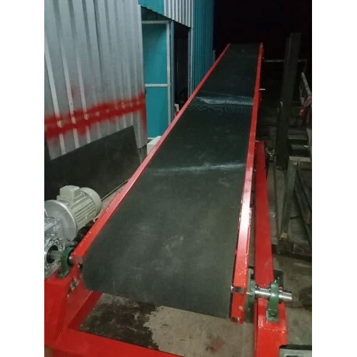 Semi-automatic Loading Conveyor Systems - Stainless Steel, Flat Belt Design | Heat Resistant, Industrial Usage, Warranty Included