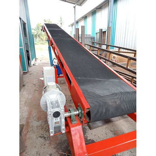 Semi-automatic Loading Conveyor Systems - Stainless Steel, Flat Belt Design | Heat Resistant, Industrial Usage, Warranty Included
