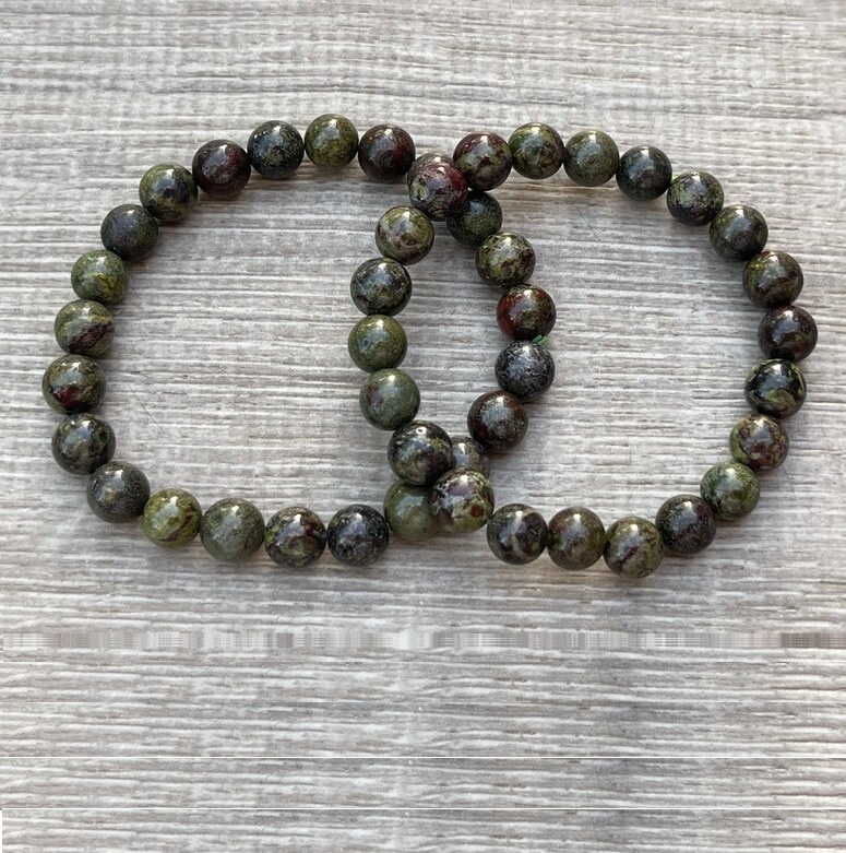 Dragon Jasper Bracelet - Shape: Round