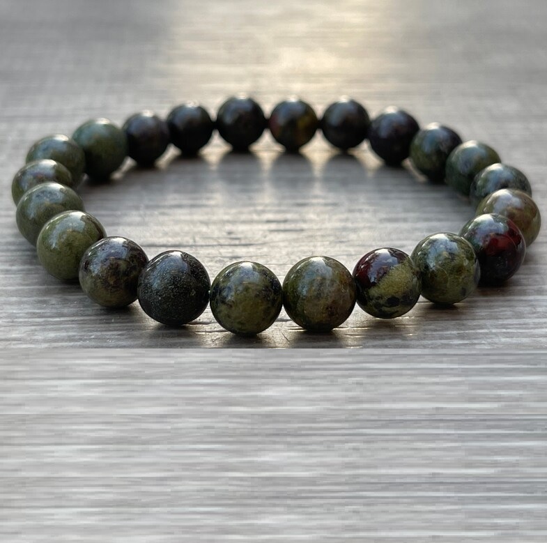 Dragon Jasper Bracelet - Shape: Round