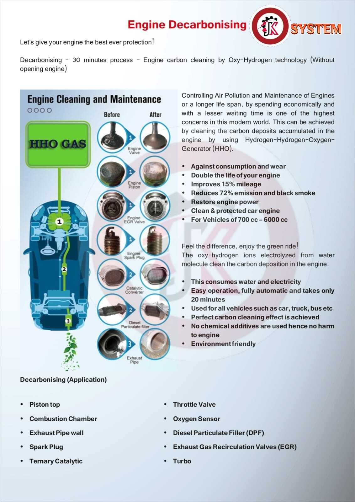 Engine Decarbonising Machine