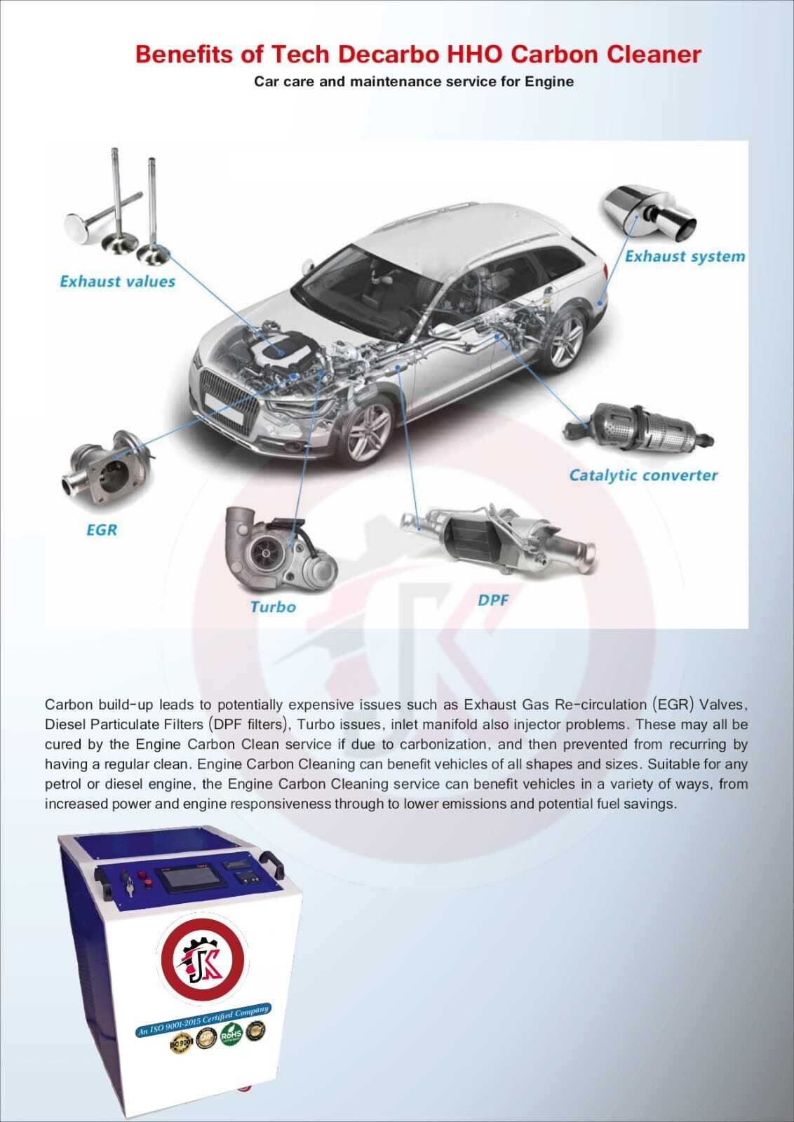 Engine Decarbonising Machine
