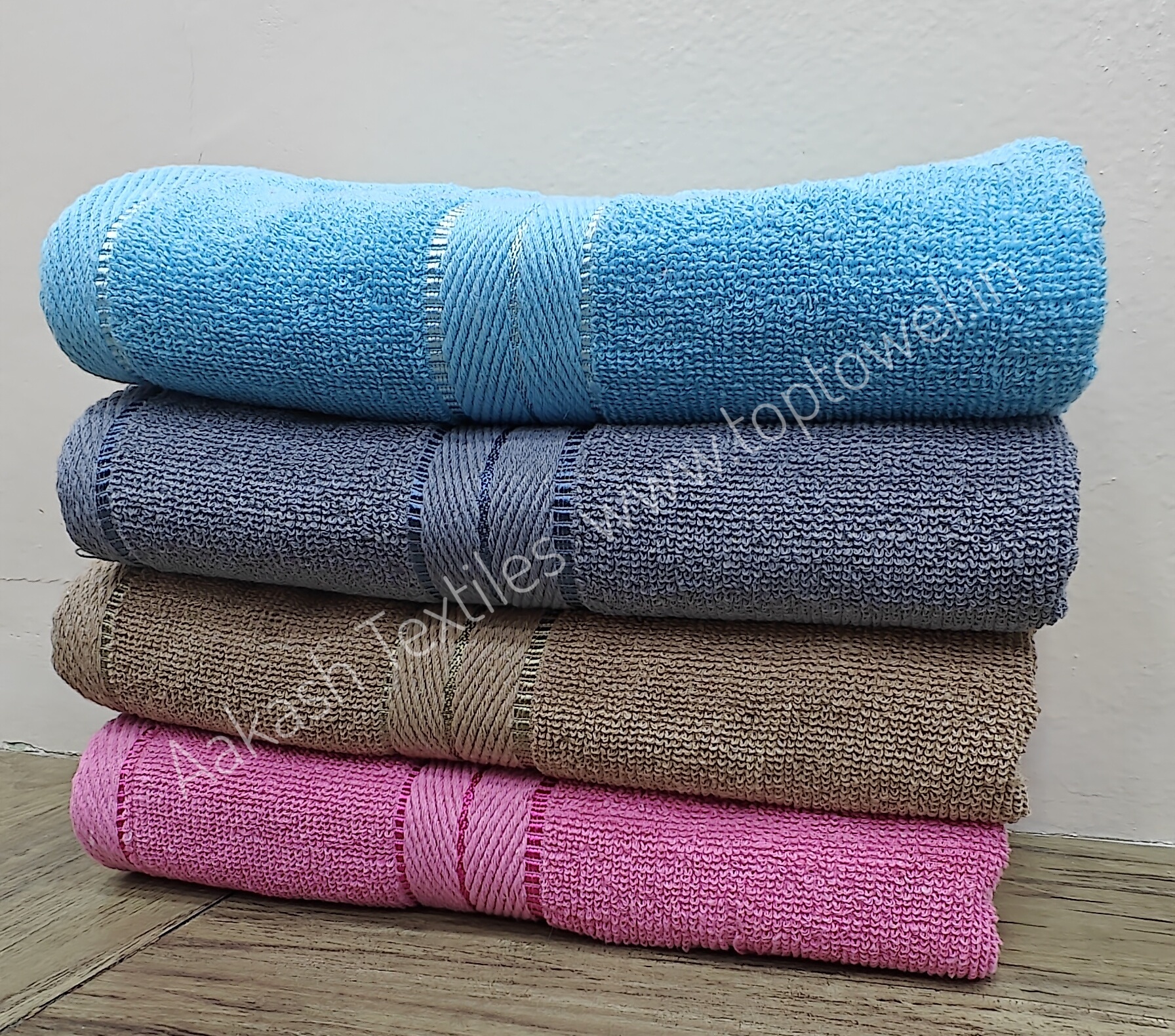 Plain Dyed Towel - Color: Multicolour