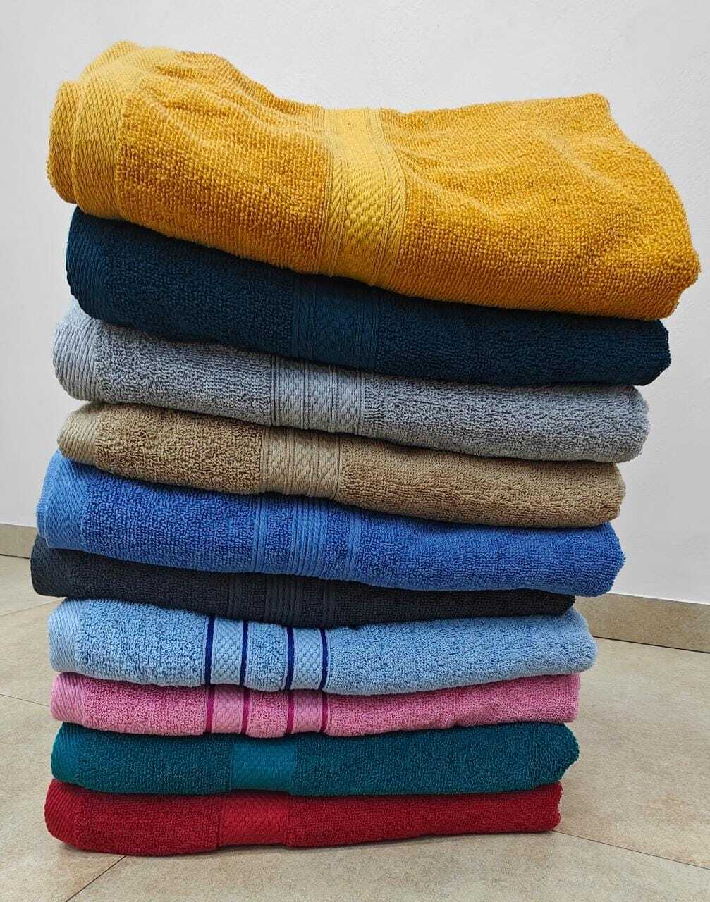 Plain Dyed Towel - Color: Multicolour