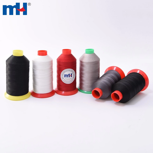 उच्च तानवाला पॉलिएस्टर सिले हुए धागे का थोक धागा चमड़े की सिलाई के लिए
