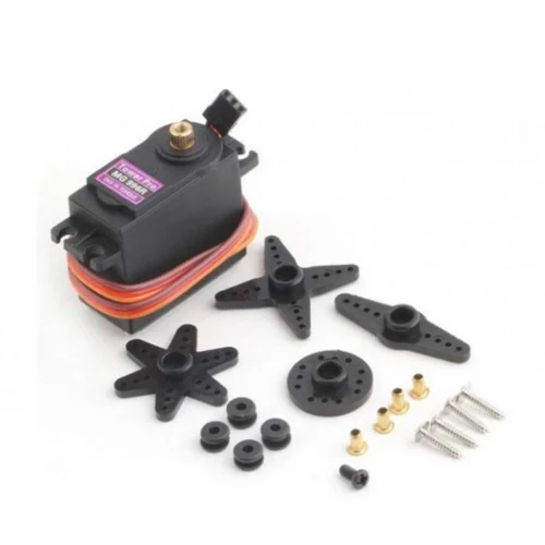 Black Tower Pro Mg996r डिजिटल मेटल गियर हाई टॉर्क सर्वो मोटर (360 डिग्री रोटेशन)