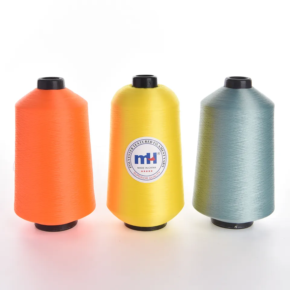 Polyester Overlocking Thread Textured Yarn Stitching Thread Sewing Thread Yarn Supplier - Attributes: Low Shrinkage