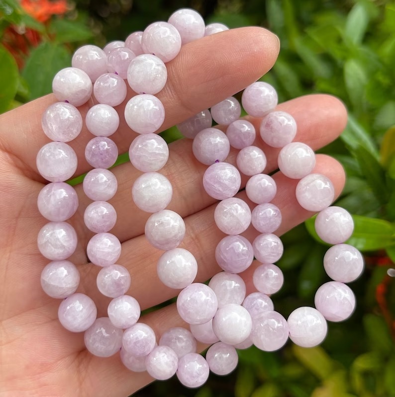 Kunzite Bracelet - Shape: Round