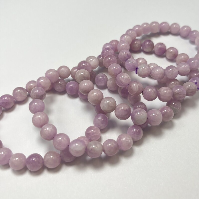 Kunzite Bracelet - Shape: Round