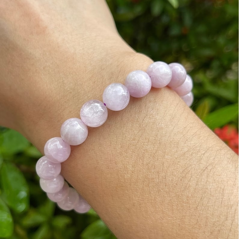 Kunzite Bracelet - Shape: Round