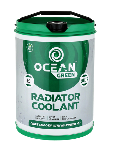 COOLANT Anti-rust 20 LTR - Chemical Composition: Chemical & Water, Colors: Green, Blue, Red, Density: 1 kg/L | 100% Water Content, Odorless, Suitable for Cars & Trucks