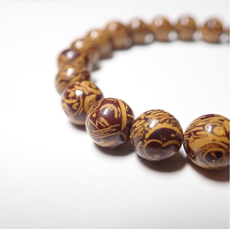 Mariam Jasper Bracelet - Shape: Round