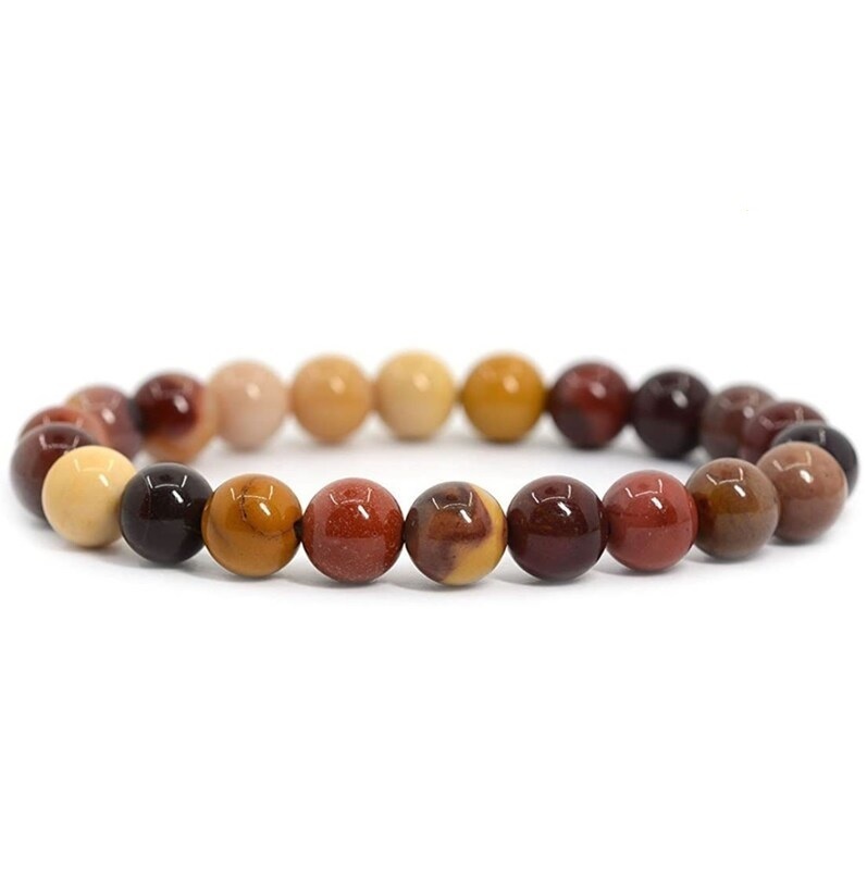 Mookaite Bracelet - Shape: Round