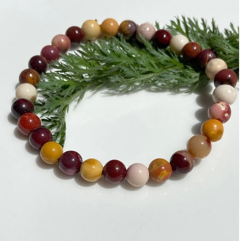 Mookaite Bracelet - Shape: Round