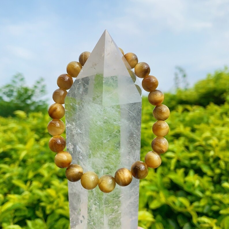 Multi Tiger Eye Bracelet - Shape: Round